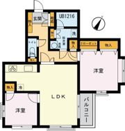 ビューラー八成山の間取り画像