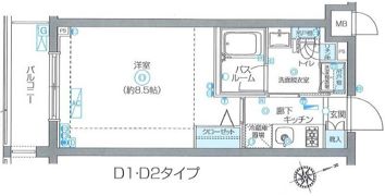 ZOOM吉祥寺EASTの間取り画像