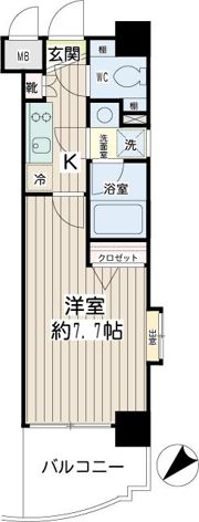 エクセル東神奈川の間取り画像