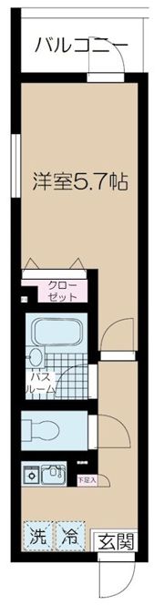フェリーチェ荻窪Dの間取り画像