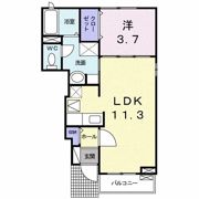 ユーフォリアの間取り画像