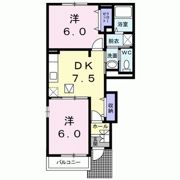 カルサヴィーナAの間取り画像