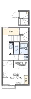 レオパレスブライトセゾンの間取り画像