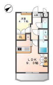 セレニティーE・Mの間取り画像