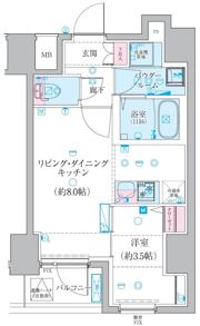 GENOVIA椎名町の間取り画像