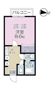 Kメゾンの間取り画像