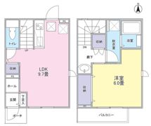 La Ville III B棟の間取り画像