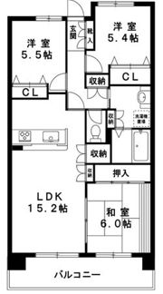 アソシエール西船橋の間取り画像