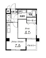 フレンズ・KIの間取り画像