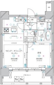 ディアレイシャス錦糸町の間取り画像
