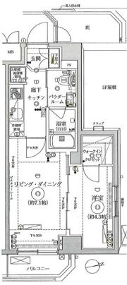 グランヴァン亀戸IIIの間取り画像