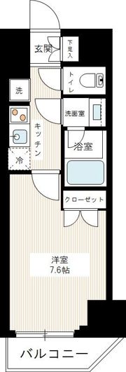 AZEST中野新橋の間取り画像