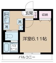 NSGATE西大島eastの間取り画像