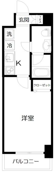 PARK SQUARE国府台の間取り画像