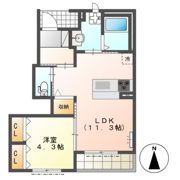 レジデンシア楓の間取り画像