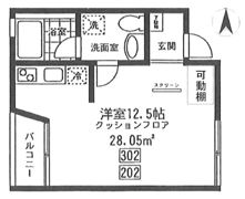 グラシュー・1の間取り画像
