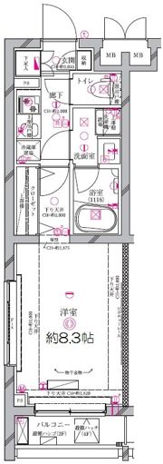 ディアレイシャス世田谷上町の間取り画像