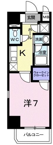 アルドール・Kの間取り画像