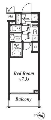 コンシェリア浜松町MASTER’S VILLAの間取り画像