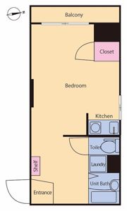 ライオンズマンション御徒町第三の間取り画像
