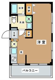 青葉マンションの間取り画像