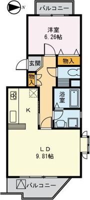クレール祖師谷の間取り画像