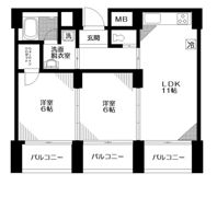 コート向ヶ丘の間取り画像
