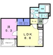 エリタージュ生田の間取り画像