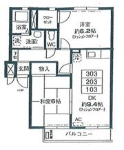 スクエア小杉Aの間取り画像