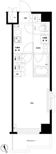 ルーブル川崎中丸子弐番館の間取り画像