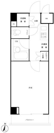 ルーブル武蔵小杉弐番館の間取り画像