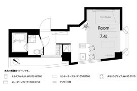 クレベール西新宿フオレストマンションの間取り画像