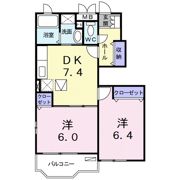 アムールDの間取り画像