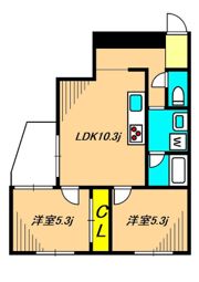 ハイツ自然園の間取り画像