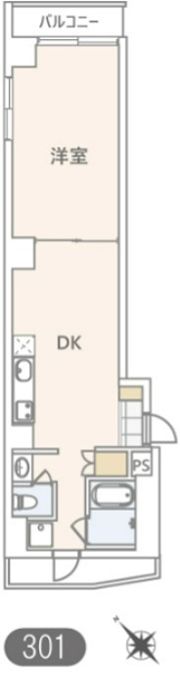 ドミール北池袋の間取り画像