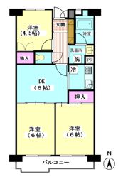 サンライフ南蒲田の間取り画像