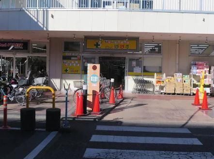 近くのどらっぐ ぱぱす カリブ梅島店まで754m（徒歩10分）