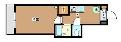 グリーンヒルズ東大井の間取り画像