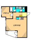ハイツ自然園の間取り画像