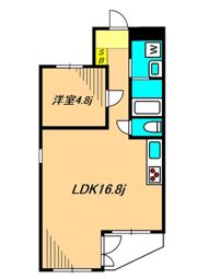 ハイツ自然園の間取り画像