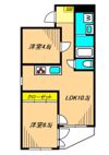 ハイツ自然園の間取り画像