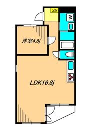 ハイツ自然園の間取り画像