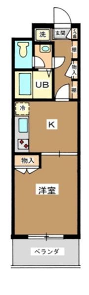 ハイムK1の間取り画像