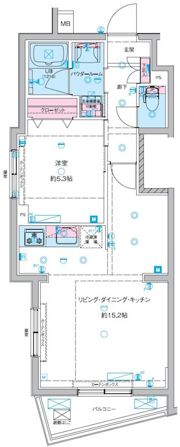 GENOVIA東向島IIIskygardenの間取り画像