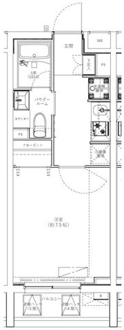GENOVIA学芸大学の間取り画像