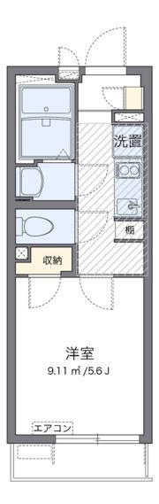 クレイノフェリス金町の間取り画像