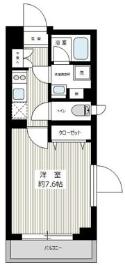 XEBEC下丸子の間取り画像