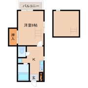 睦ハイツの間取り画像