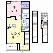 forZi．A（フォージA）の間取り画像