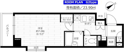ステージファースト八王子の間取り画像